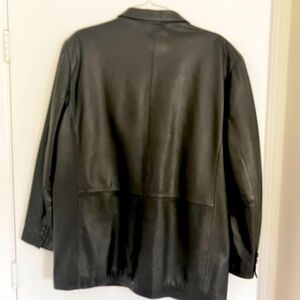 Men’s New York leather jacket